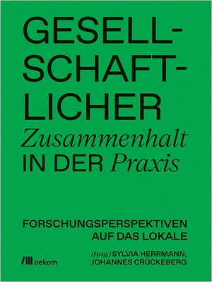 cover image of Gesellschaftlicher Zusammenhalt in der Praxis